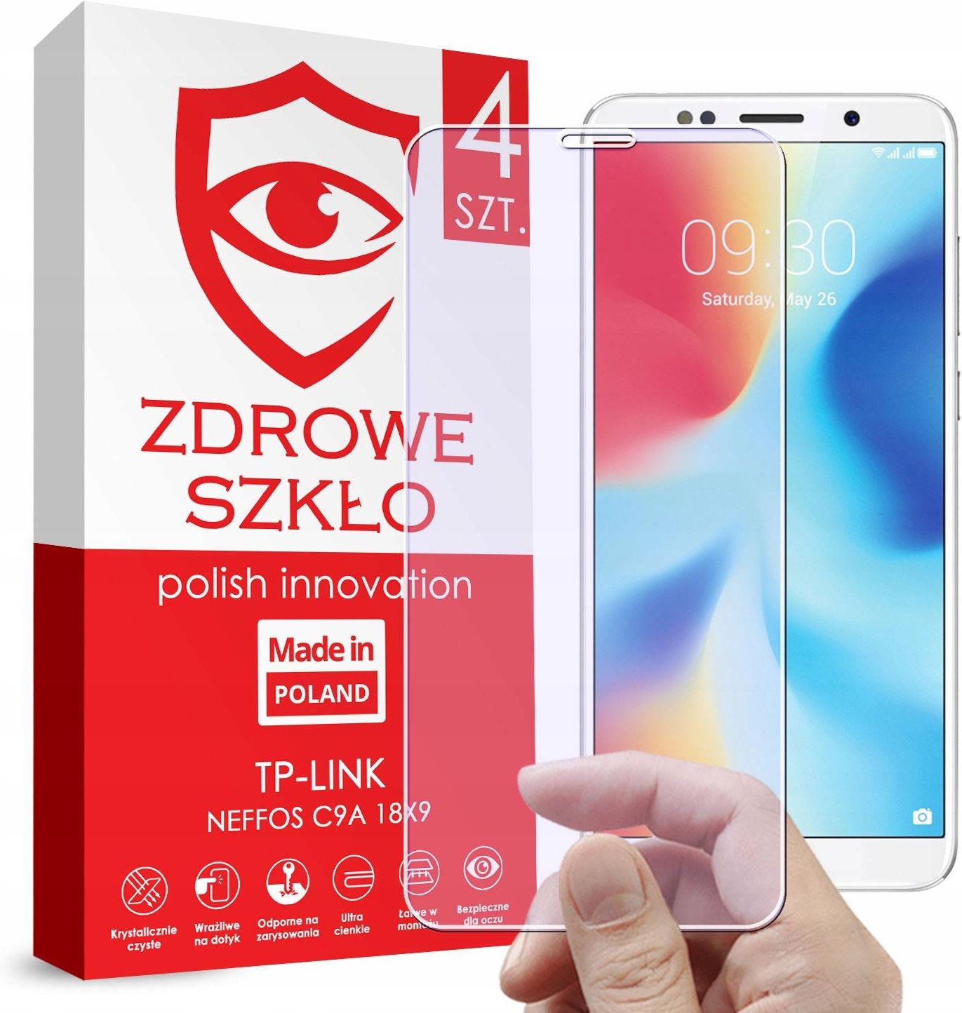 Pellicola Protettiva per TP-Link Neffos C9A schermo trasparente