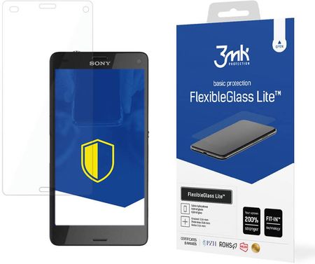 Sony Xperia Z3 Compact D5803 - 3mk FlexibleGlass Lite (253952)
