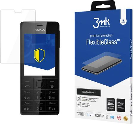 Nokia 515 Dual Sim - 3mk FlexibleGlass (256961)