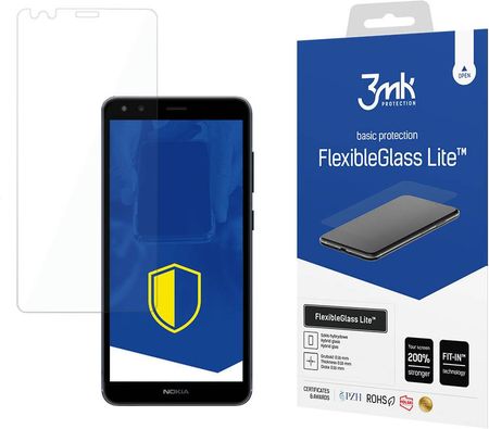 Nokia C1 2nd Edition - 3mk FlexibleGlass Lite (256975)