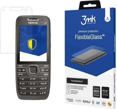 Nokia E52 - 3mk FlexibleGlass (255903)