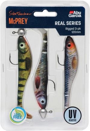 Abu Garcia Zestaw Przynęt Gumowych Svartzonker Mcprey Prerigged Real Series 12Cm (3Szt.) (1553609)