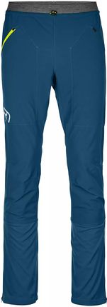 Nieprzewiewne Spodnie Skiturowe Ortovox Berrino Pants M - petrol blue