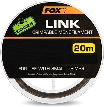 Fox Materiał przyponowy Edges Link Trans Khaki Crimpable Monofilament 20m 0.64 (CAC792)