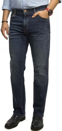 Wrangler TEXAS Dunk Blue spodnie męskie jeans 31/32