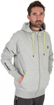 Matrix Bluza Black Edition Full Zip Hoody Marl Grey/Lime Xxx-Large (Xxxl) (Gpr297)