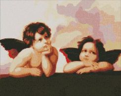 Zdjęcie Ideyka Diamentowa Mozaika Urocze Małe Aniołki 40X50Cm (1390230) - Dobczyce