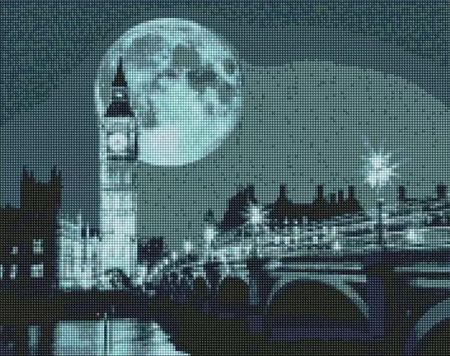 Ideyka Diamentowa Mozaika Noc W Londynie 40X50Cm (1390247)
