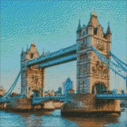 Ideyka Diamentowa Mozaika Tower Bridge 40X40Cm (1390277)