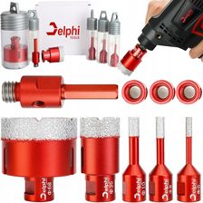 Delphi Otwornica Diamentowa Koronka Do Gresu M14 Zestaw