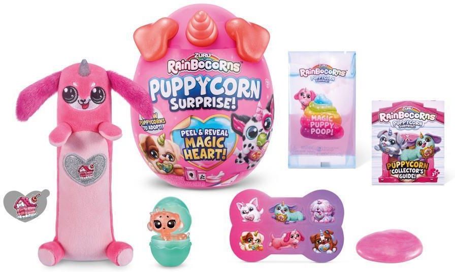 Zuru Rainbocorns Puppycorn Surprise Jajko Z Pluszowym Pieskiem - zdjęcie 1 Zuru Rainbocorns Puppycorn Surprise Jajko Z Pluszowym Pieskiem