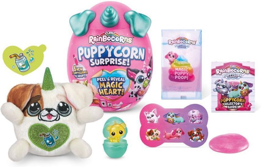 Zuru Rainbocorns Puppycorn Surprise Jajko Z Pluszowym Pieskiem - zdjęcie 2 Zuru Rainbocorns Puppycorn Surprise Jajko Z Pluszowym Pieskiem