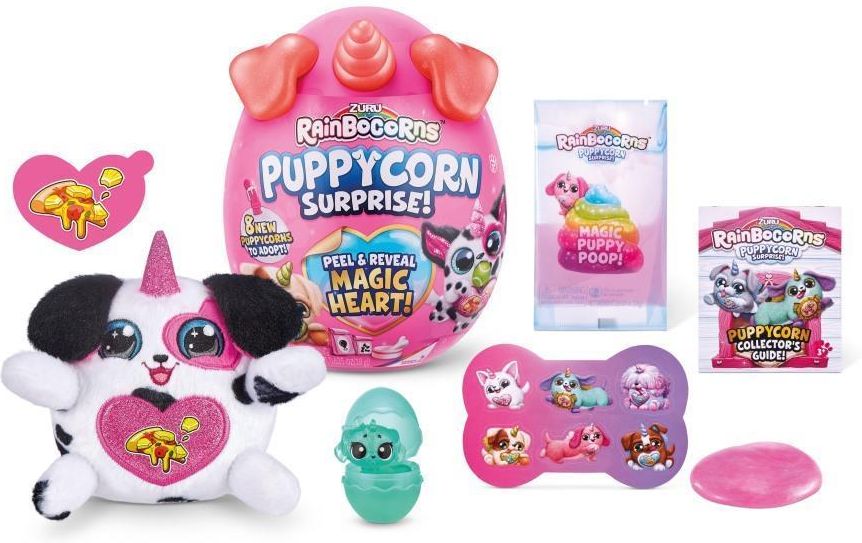 Zuru Rainbocorns Puppycorn Surprise Jajko Z Pluszowym Pieskiem - zdjęcie 3 Zuru Rainbocorns Puppycorn Surprise Jajko Z Pluszowym Pieskiem