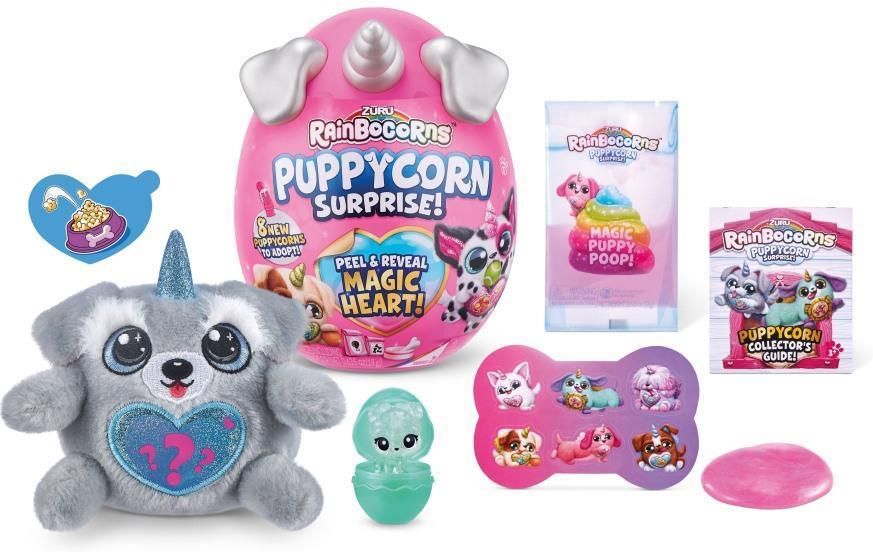 Zuru Rainbocorns Puppycorn Surprise Jajko Z Pluszowym Pieskiem - zdjęcie 5 Zuru Rainbocorns Puppycorn Surprise Jajko Z Pluszowym Pieskiem