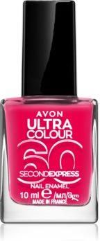 Avon Ultra Colour 60 Second Express Szybkoschnący Lakier Do Paznokci Odcień Fun N Fuchsia 10ml
