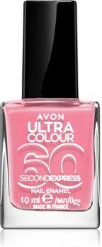 Avon Ultra Colour 60 Second Express Szybkoschnący Lakier Do Paznokci Odcień Bubblegum 10ml