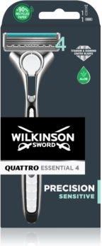 Wilkinson Sword Quattro Essentials 4 Sensitive Maszynka Do Golenia + Zapasowa Główka