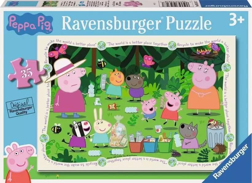 Ravensburger Puzzle Świnka Peppa 35El. - Ceny i opinie - Ceneo.pl