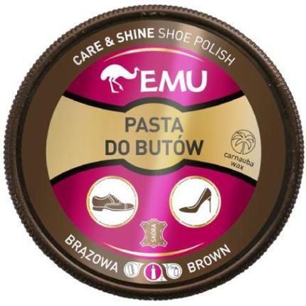 Vaco Retail Emu Pasta Do Butów W Puszce Brązowa 50ml