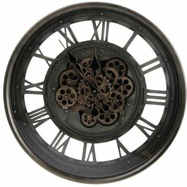 Belldeco Zegar Ścienny Okrągły Zębatki Rustic (C36393072)