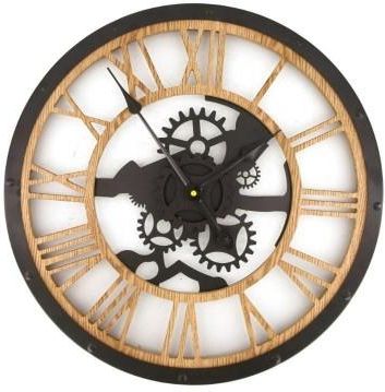 Belldeco Zegar Ścienny Okrągły Zębatki Rustic (C50785074)