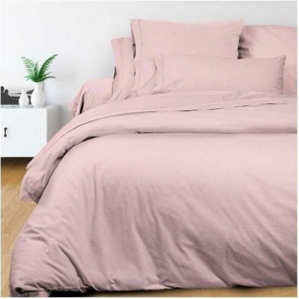 Housse de couette 260x240 cm DREAMEA PERCALE OCRE - Housse de couette Housse de couette 260x240 cm DREAMEA PERCALE OCRE - Housse de couette