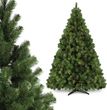 vidaXL Sztuczna Jodła Kaukaska Z Led I Bombkami Zielona 210 Cm 13452-3077733