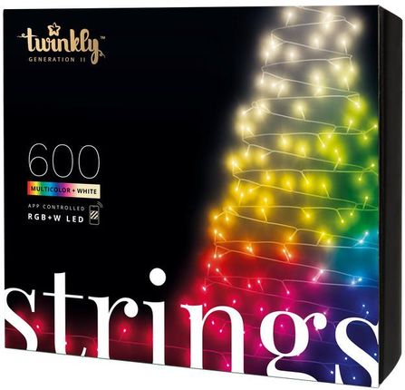 Twinkly Inteligentne lamki choinkowe Strings 600 RGBW