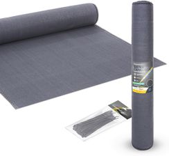 LINAREM SIATKISIECI SIATKA CIENIUJĄCA 90% OSŁONA PŁOT GRAFIT 1,2X10 UV 5904463610736