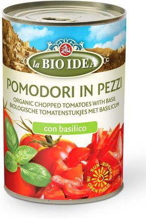 La Bio Idea Pomidory Krojone Z Bazylią 400G