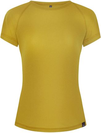 Koszulka Termoaktywna Damska Fjord Nansen Rix K/R Amber Yellow