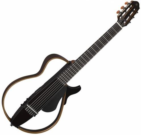 Yamaha Silent Guitar ブラック 6弦 Yamaha SLG 200 S TBL Translucent Black gitara