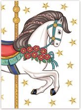 Zdjęcie Karnet B6 Koń Karuzela Złocony (1479679454) - Jastarnia