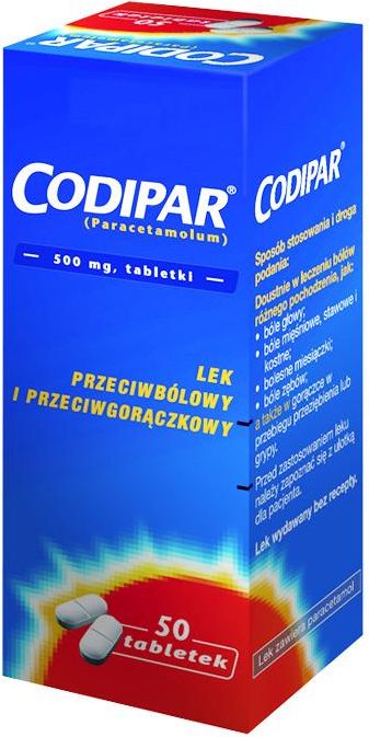 Angelini Codipar 500mg 50 tabl - Opinie i ceny na Ceneo.pl