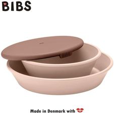 Zdjęcie Bibs Talerzyk Z Miseczką Pokrywką Dla Dziecka Dinner Plate Set Blush - Włocławek