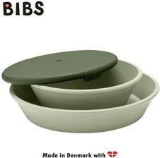Zdjęcie Bibs Talerzyk Z Miseczką Pokrywką Dla Dziecka Dinner Plate Set Sage - Sępopol