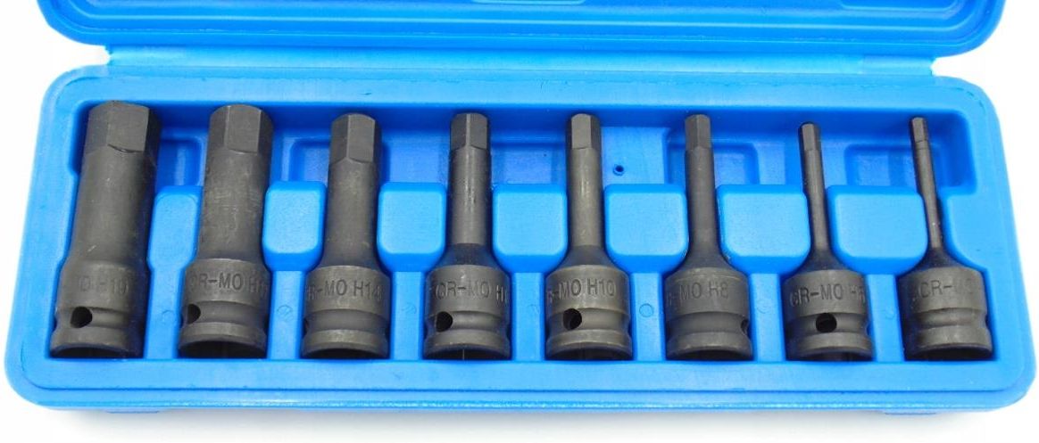 Falon-Tech Zestaw Imbusów Imbus Udarowy Hex 1/2 5-19mm 8szt. FT5191 ...