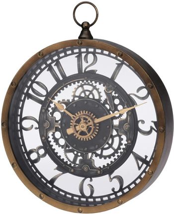 H&S Decoration Zegar Na Ścianę Industrialny Przeszklone Wnętrze (837362050)