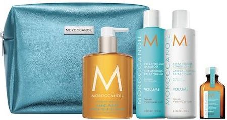 Moroccanoil Kosmetyki Zwiększające Objętość Zestaw Do Pielęgnacji Włosów Szampon 250Ml + Odżywka + 250Ml + Kuracja 25Ml + Mydło 360Ml