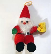 Zdjęcie Mikołaj gwiazdor z prezentem figurka maskotka 20cm - Marki