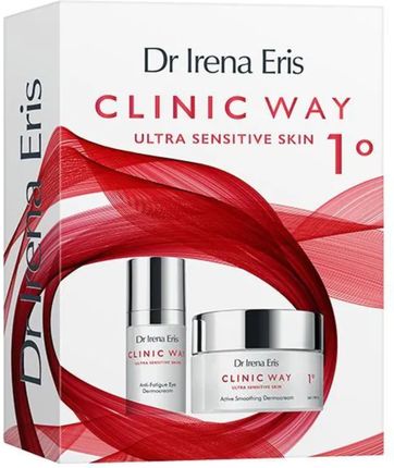 Dr Irena Eris Clinic Way 1° Dermokrem Aktywnie Wygładzający na dzień SPF15 50ml + Dermokrem Pod Oczy 15ml