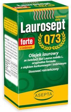 Asepta Laurosept Forte Q73 Olejek Laurowy + Z Kurkumy I Imbiru 30ml