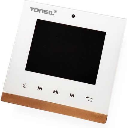 Tonsil WS-35 - Odtwarzacz ścienny 2 x 20W, Bluetooth, microSD, FM, AUX Biały