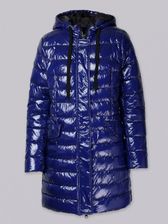 Zdjęcie Niebieska kurtka pikowana z kapturem - Kostrzyn