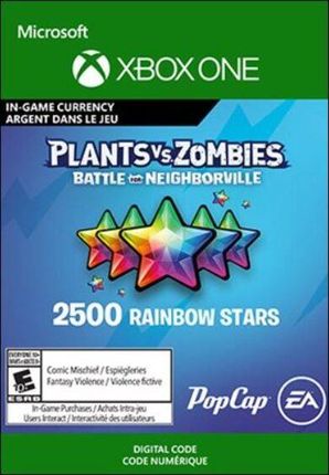 Plants vs. Zombies Battle for Neighborville - 2500 Rainbow Stars (Xbox)