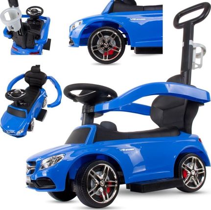 Sun Baby Jeździk Dla Dziecka Z Rączką I Obejmą Mercedes Amg C63 Coupe Niebieski
