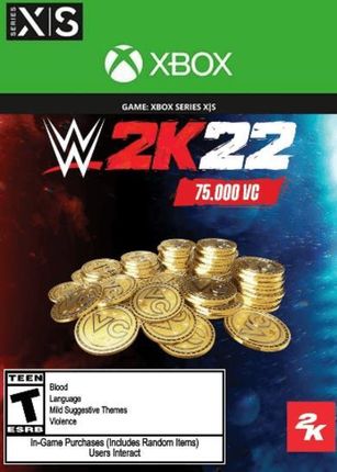 WWE 2K22 - 75000 Virtual Currency Pack (Xbox Series X|S)
