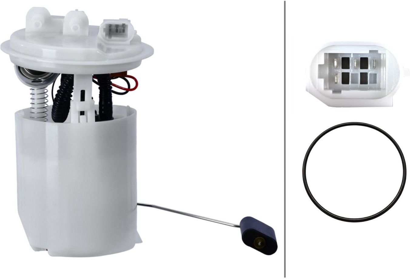 HELLA 8TF 358 303-191 Palpeur De Réservoir 12V Électrique 4 Pôles Avec Joint D'Étanchéité