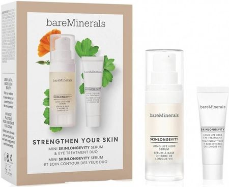 bareMinerals Strengthen Your Skin Mini Skinlongevity Serum & Eye Treatment Duo Zestaw kosmetyków do makijażu15ml zestaw