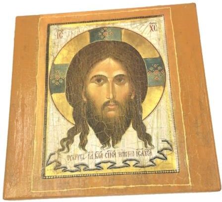 Ikona z wizerunkiem Jezusa (handmade)